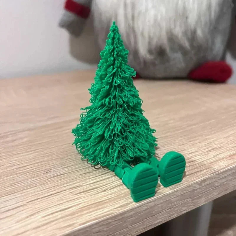 3d Printed Christmas Gift Box Figures Multi-joint Movable Xmas Decoration Navidad Home Accessories Kids Gifts Living Room Decor
