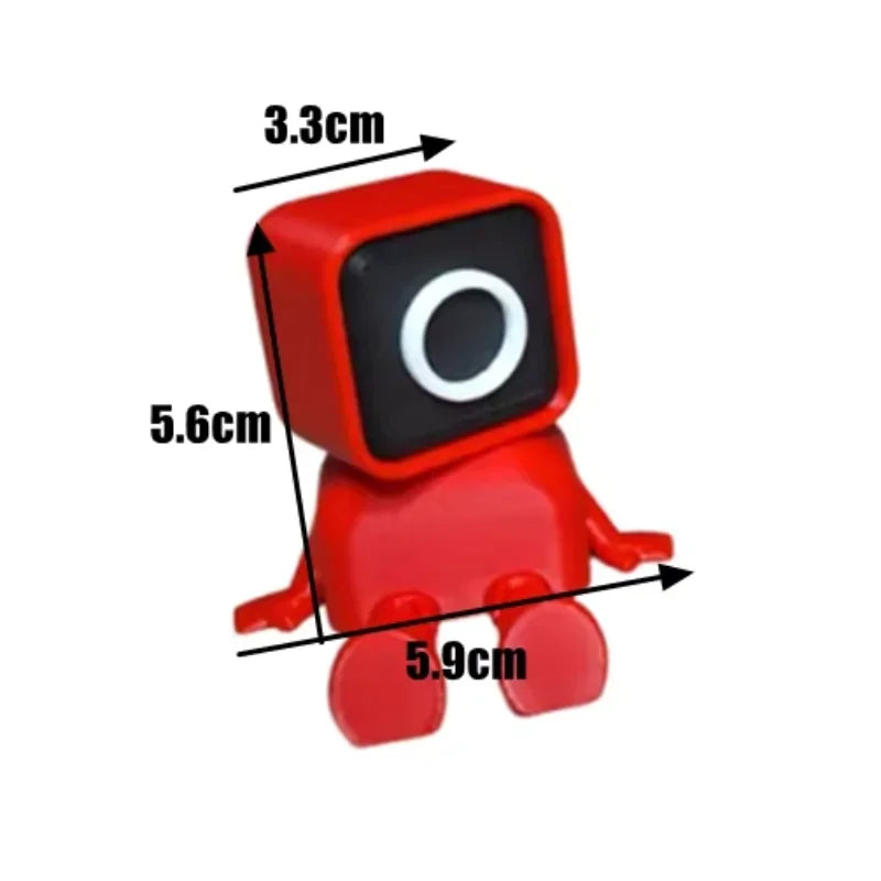 3d Printed Mini Game Anime Action Figures Collection Office Home Ornament Cosplay Toy Kids Gift Decorative Toys