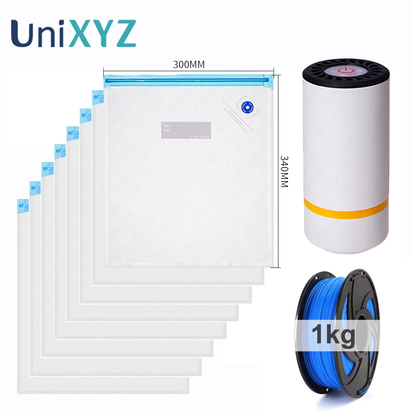 10-30 Bags Filament Storage Vacuum Bag 3D Printer PLA/ABS/TPU Filament Dryer Safekeeping Humidity Resistant For 3D Printer Parts