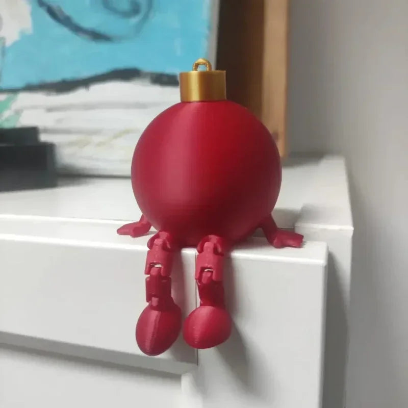 3d Printed Christmas Gift Box Figures Multi-joint Movable Xmas Decoration Navidad Home Accessories Kids Gifts Living Room Decor