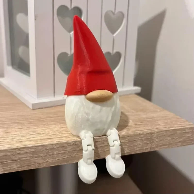 3d Printed Christmas Gift Box Figures Multi-joint Movable Xmas Decoration Navidad Home Accessories Kids Gifts Living Room Decor