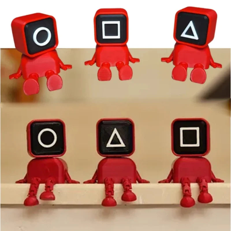 3d Printed Mini Game Anime Action Figures Collection Office Home Ornament Cosplay Toy Kids Gift Decorative Toys